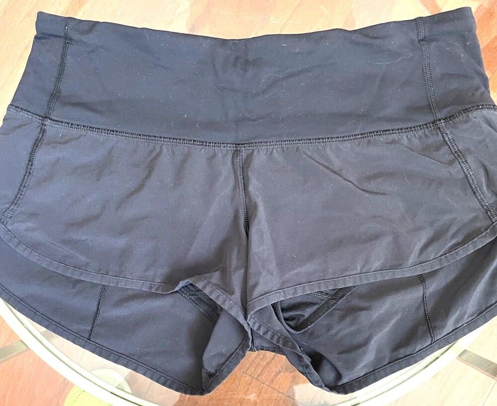 Lululemon Speed Up Short  2.5 Black Size 4